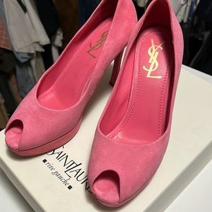 YSL Palais 80 Pump suede